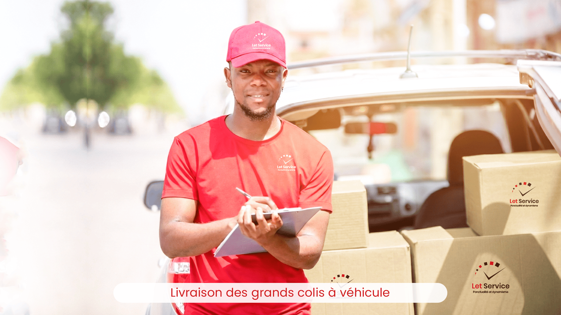Livraison des grands colis à véhicule
