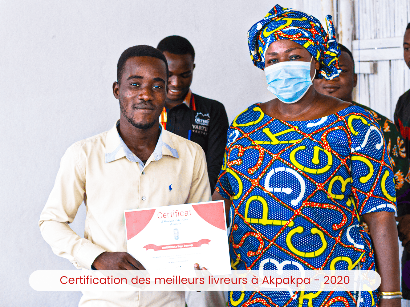 Certification des meilleurs livreurs à Akpakpa - 2020